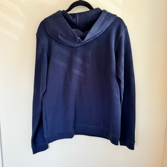 Lacoste Fairplay Sweatshirt Blue Red Pullover Hoodie Long Sleeve Men's Sz 16/L - Picture 6 of 6